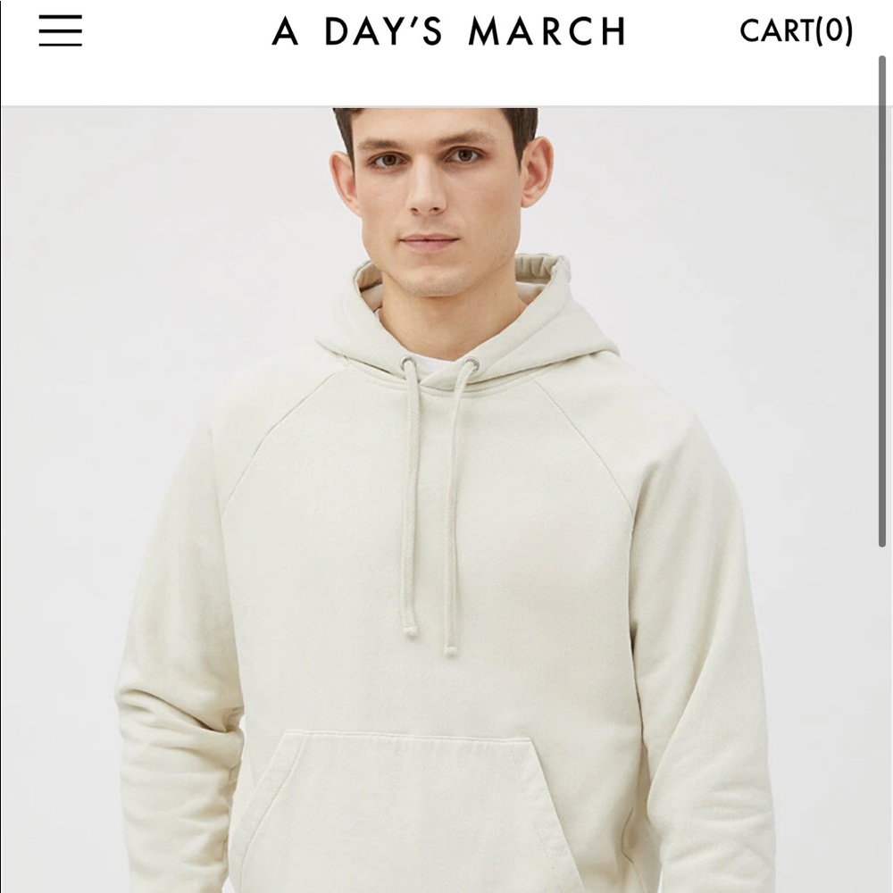 A Days March Men’s Organic Cotton Hoodie